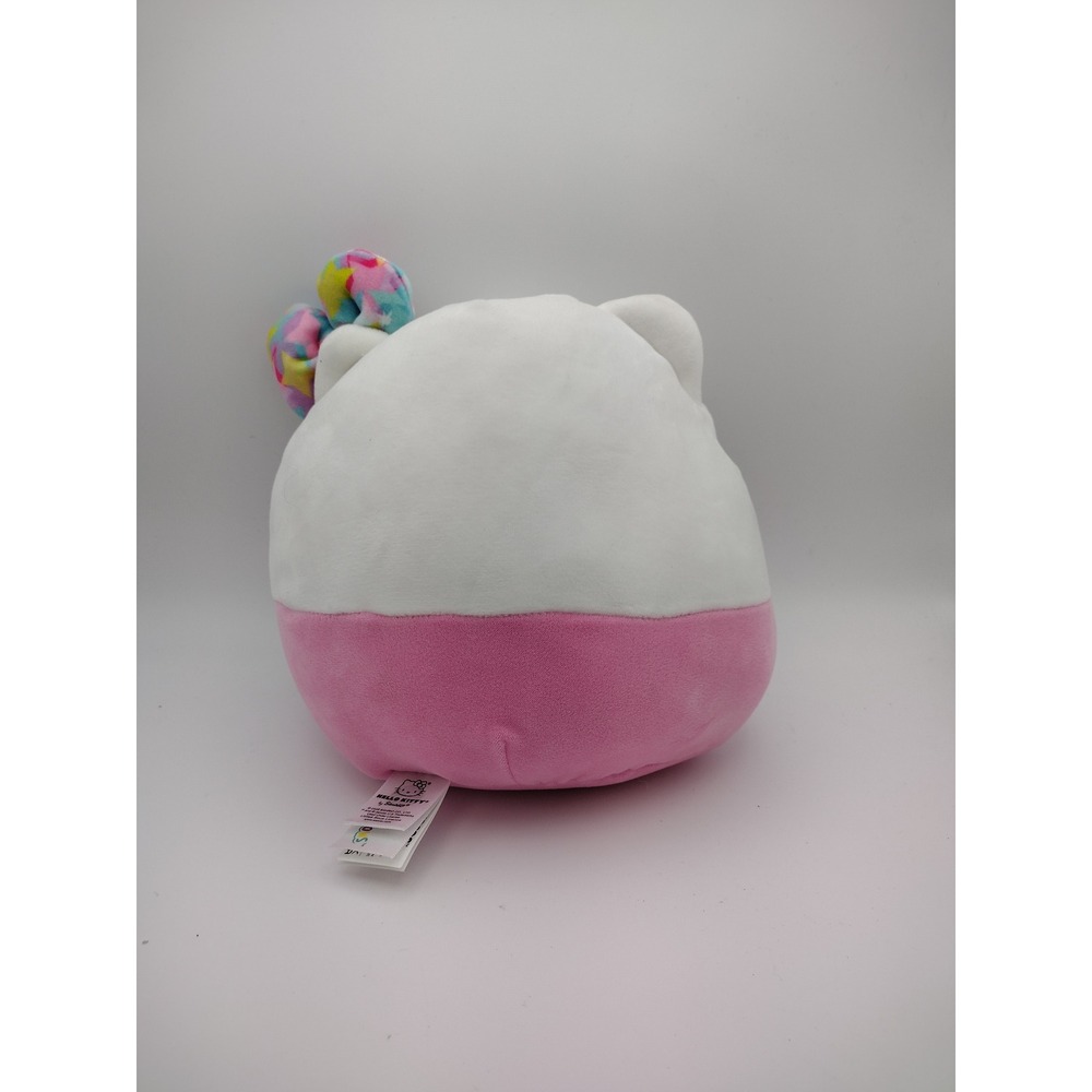 Squishmallows Sanrio Hello Kitty 8 Inch Plush Tie Dye Heart Pink Bow 2023 - Picture 2 of 4